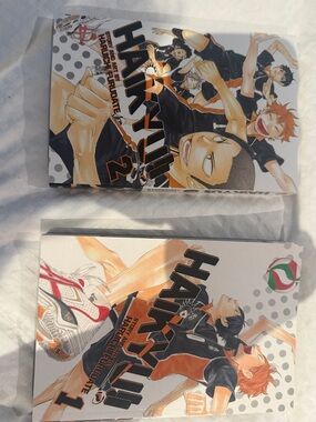 Haikyu!! Manga Volumes - White Covers with Orange & Black Accents